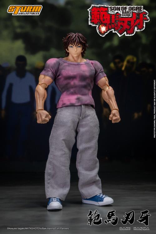 (In stock ) STORM COLLECTIBLES PURPLE T SHIRT BAKI
