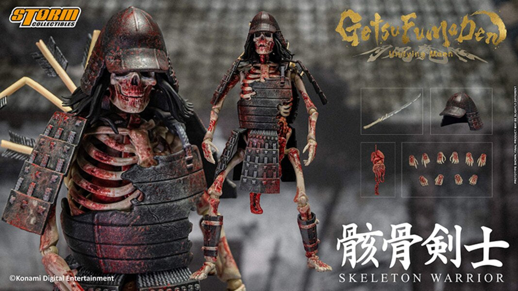 ((IN STOCK, READY TO SHIP) STORM COLLECTIBLES :STORM COLLECTIBLES SKELETON WARRIOR 2 PACK - GETSUFUMADEN UNDYING MOON