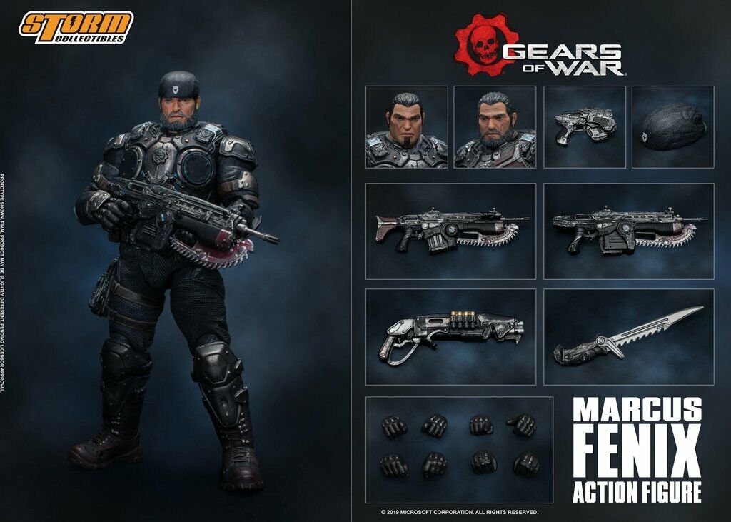 ((IN STOCK, READY TO SHIP) STORM COLLECTIBLES Gears of War : MARCUS FENIX