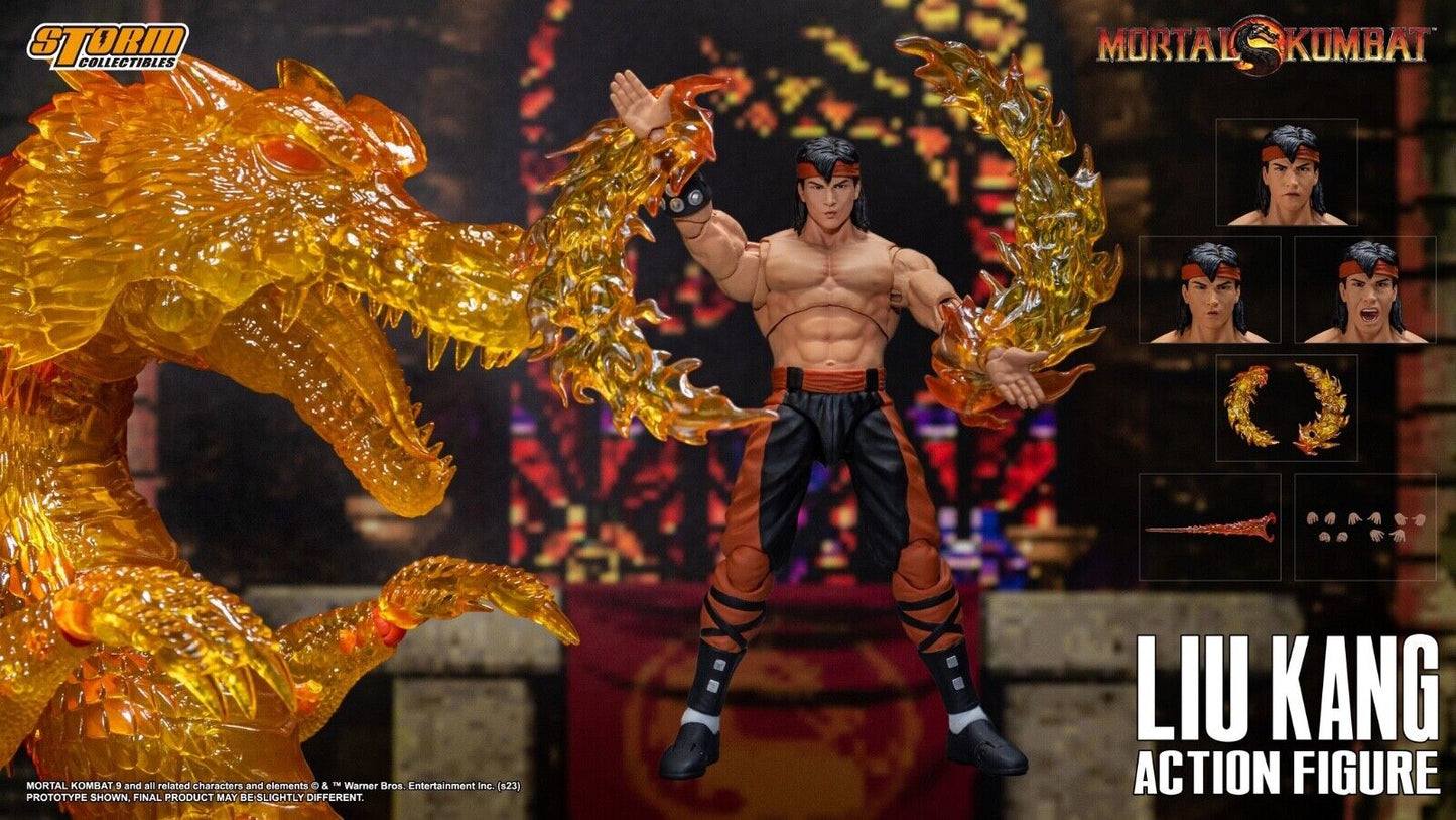 ((IN STOCK, READY TO SHIP) STORM COLLECTIBLES Liu Kang ( Gold Dragon Exclusive )