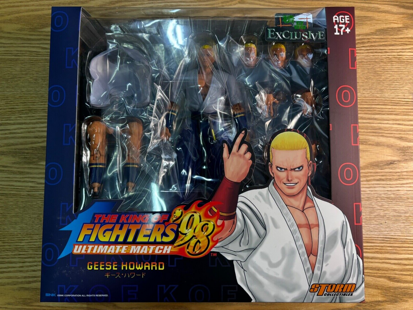 STORM COLLECTIBLES : Geese Howard ( BLUE VERSION EX )