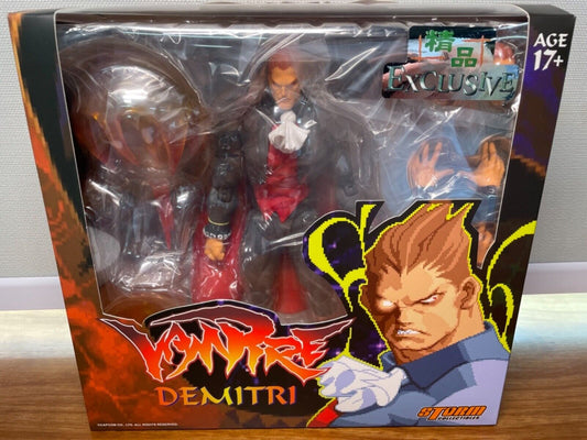 ((IN STOCK, READY TO SHIP) STORM COLLECTIBLES DEMITRI MAXIMOFF : DARKSTALKERS BLACK VERSION EX